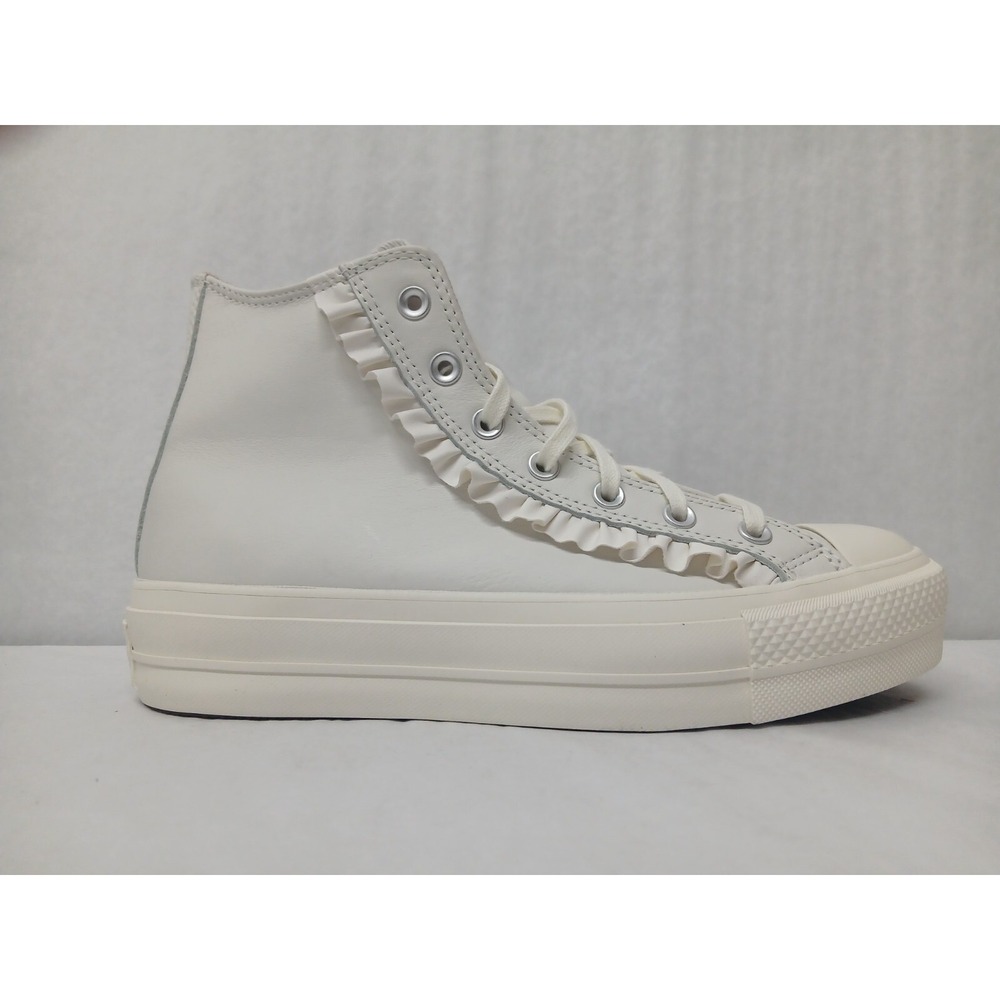Converse Women's Chuck Taylor All Stars Lift HI Sneakers A13388C Vint White Sz 9 - Picture 2 of 10
